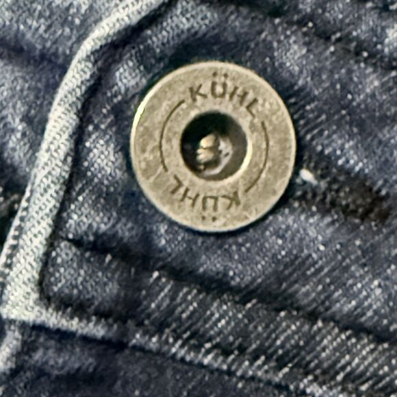 Kuhl Men's Denim Tapered Dark Wash Midnight 34X32 (Fit 32X30) Stretch Indigo Dye - Picture 5 of 16